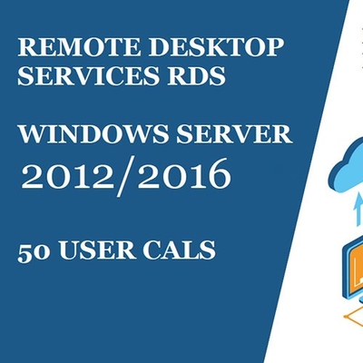 RDS Windows Server License Key Remote 50 Cals 2012 Standard