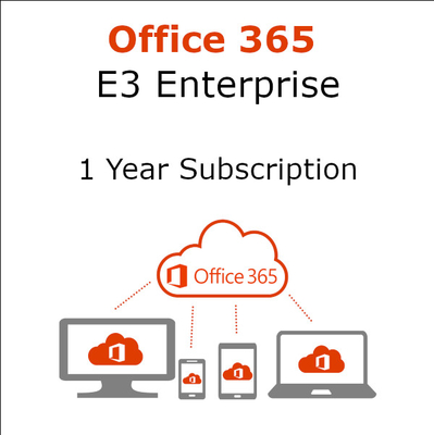 Office 365 Enterprise E3 100 User One Year Subscription License Key For Pc/Mac