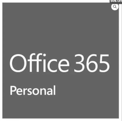 Office 365 Personal Account With Collaborate ,Create And Connect