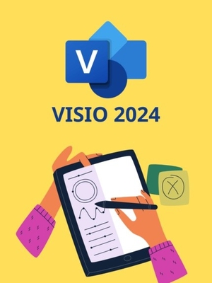 The Latest 2024 Version Of Visio Professional 1 User Product License