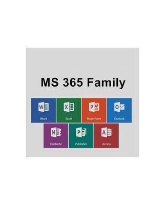 MS 365 Family Up To 6 People 12 Month Subscription For Windows And Mac