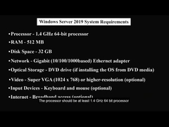 Windows Server 2019 Standard System Requirements